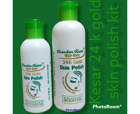 Chandan Kesar 24 K Gold Skin Polish Set