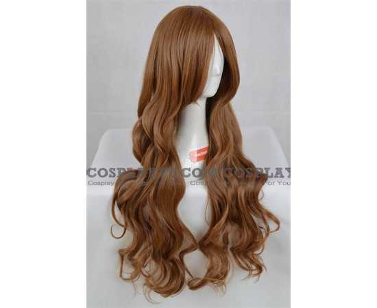 Women Long Curly Wig Heat Resistant Fiber Synthetic Hair Lady - 80Cm