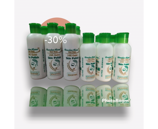 Chandan kesar 24 k gold skin polish set - Pack of 3