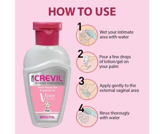 Bristol Bio Crevil Vaginal Wash Lotion - 50ML