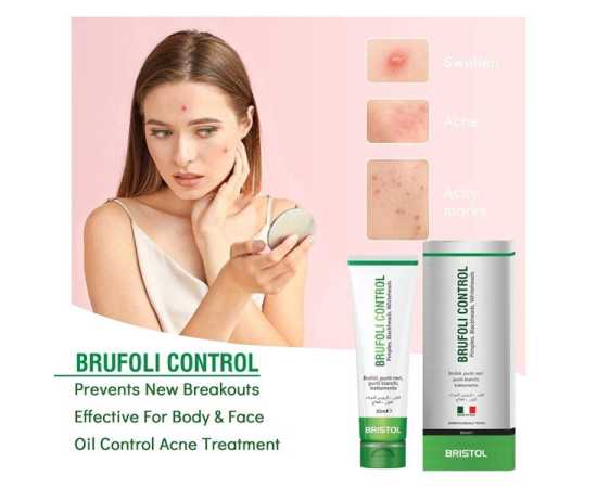 Brufoli Skin Cream For Control Blackheads & Whiteheads - 30ML