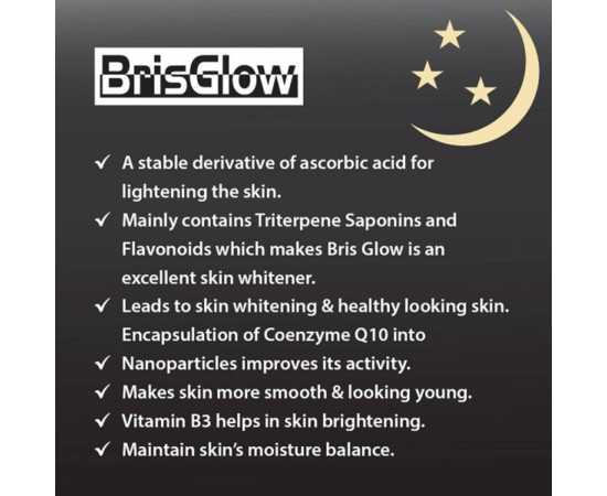 Brisglow Face Whitening Night Cream - 30ml