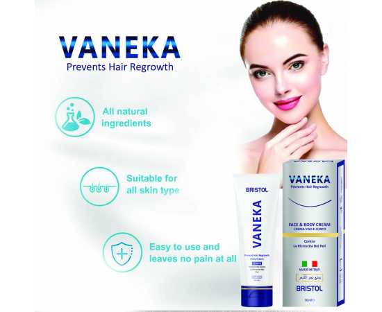 Vaneka Cream For Prevents Hair Regrowth - 50ML