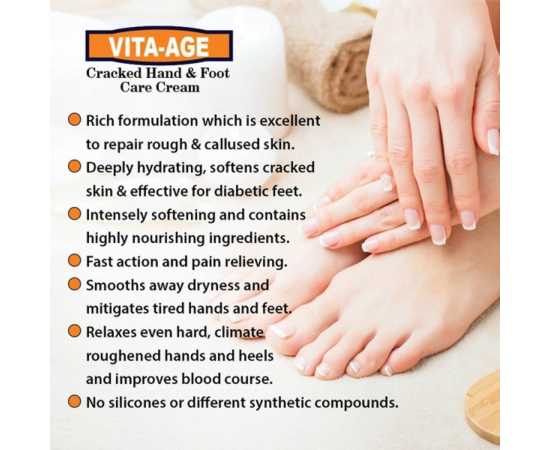 Vita-Age Cracked Hand & Foots Care Cream - 30ML