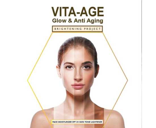 Vita-Age Glow And Anti Aging Whitening Cream - 30ML