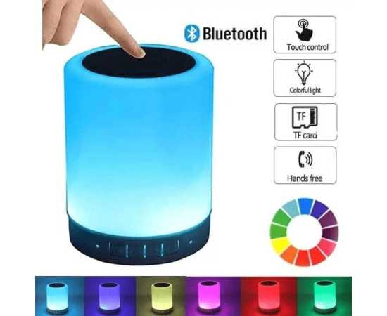 Colorful LED Light Bluetooth touchpad wireless Speaker