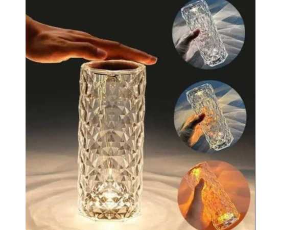 Rose Crystal Diamond Table Lamp