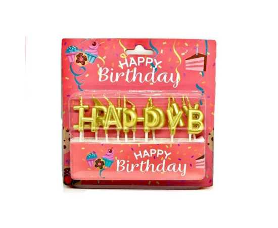 Happy Birthday Letter Candle Children birthday Candle
