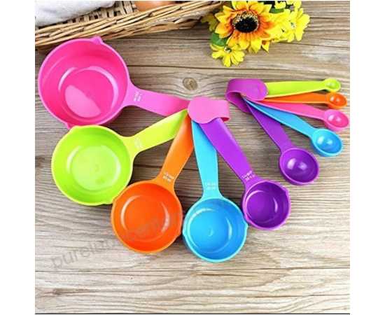 10 Pcs Measuring Spoons Set - Multicolor