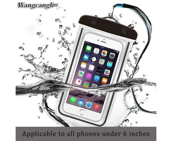 Pack Of 2 - Waterproof Transparent Mobile Phone Pouch