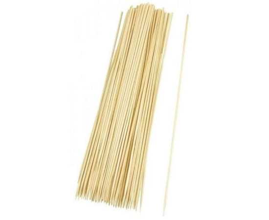 Wooden Bamboo Shashlik Sticks 8inch - 100 Pcs