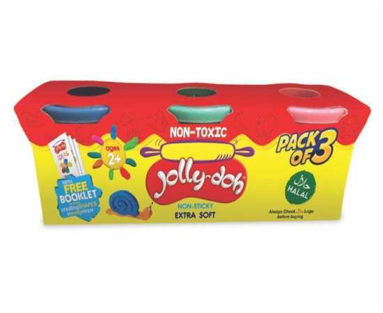 Non Toxic Soft Jolly Doh - 3 PackNon Toxic Soft Jolly Doh - 3 Pack