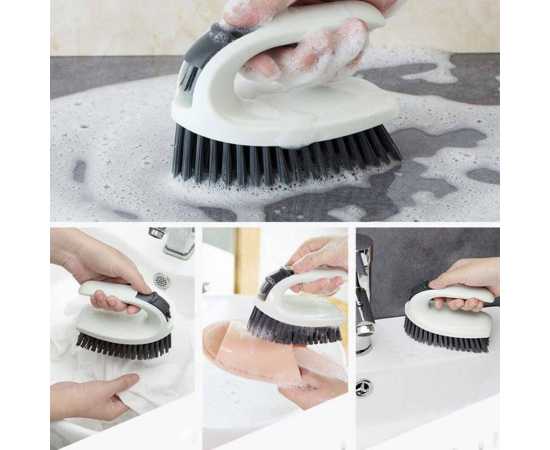 Scrubbing 2 In 1 Kitchen & Bathroom Scrubbing Brush