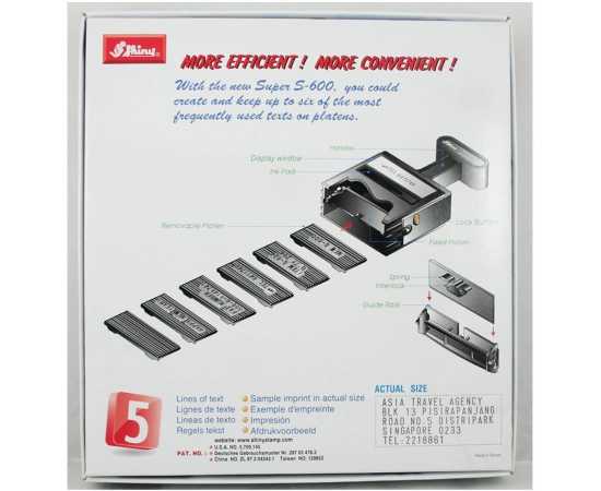 S600 DIY Stamp Printing Kit Make Your One Stamp