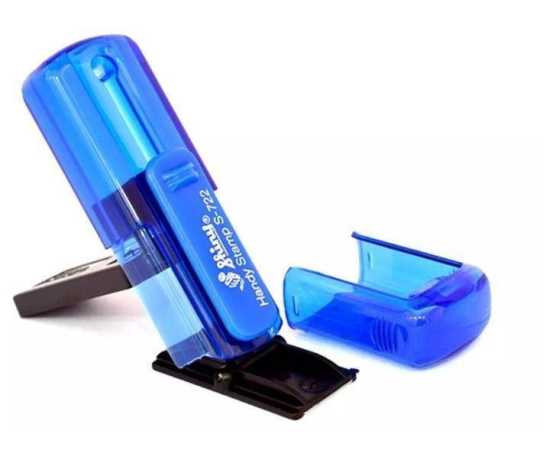 Shiny S-722 Handy Stamp - Impression size 38 mm x 14 mm