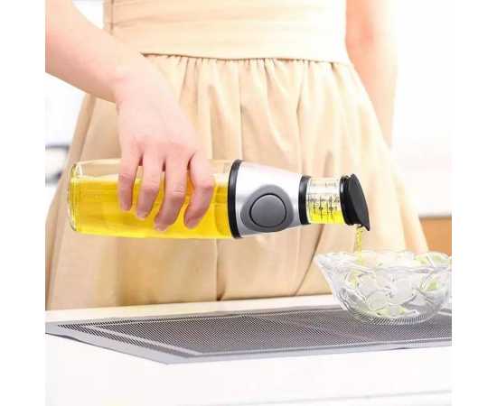 Oil Bottle Just Press & Measure For CookingOil Bottle Just Press & Measure For Cooking