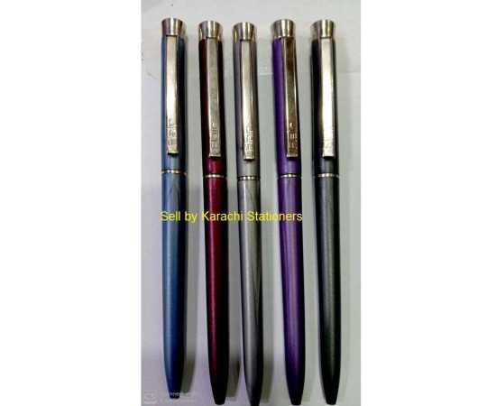 Pack of 5 - Metallic Colors Twist Open Flair Ballpoint