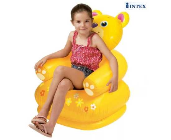 Intex 68556 Plastic Air Balloon Inflatable Chair / Sofa For Kids