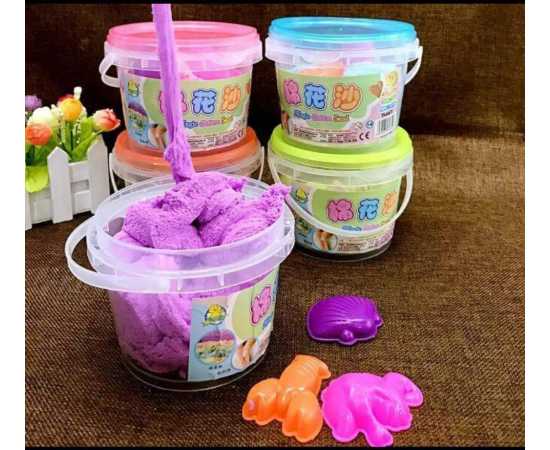 Bucket of 200 grams Kinetic Play Magic Sand