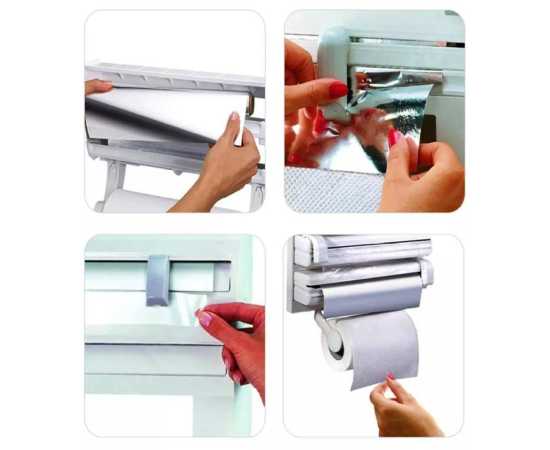 Wall Mount Tissue Paper Dispenser & Towel Holder