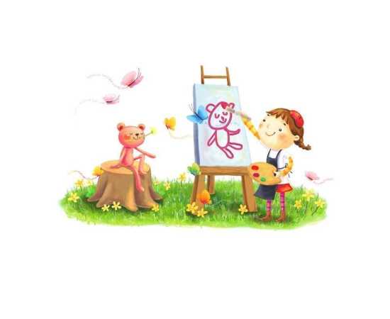 3 Pcs Keep Smiling Wooden Stencil Brushes for Art