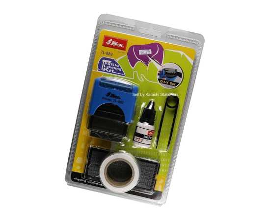 TL-882 Textile clothing fabric labeling kit Rubber Stamps