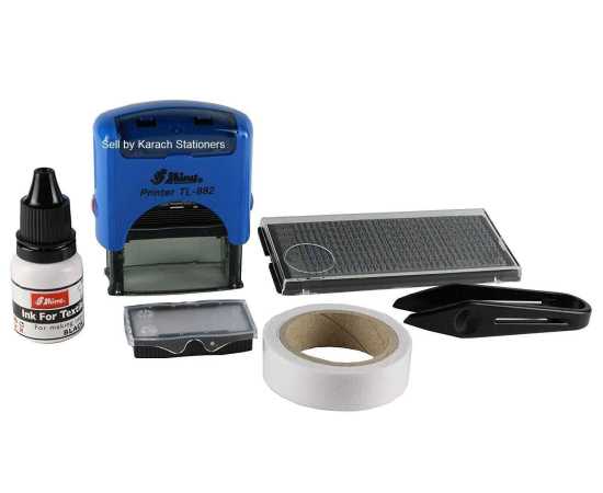 TL-882 Textile clothing fabric labeling kit Rubber Stamps