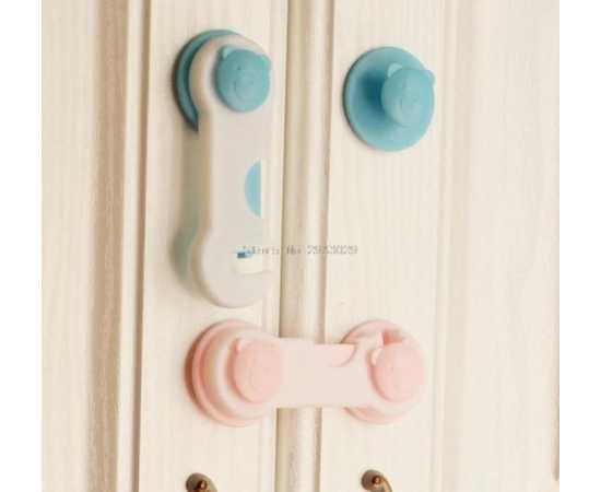 2 PCS - 9.50 CM Long Baby Safety Drawer & Door Lock