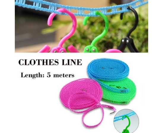 5 Meter Length Non-slip Laundry Clothesline Hang Rope