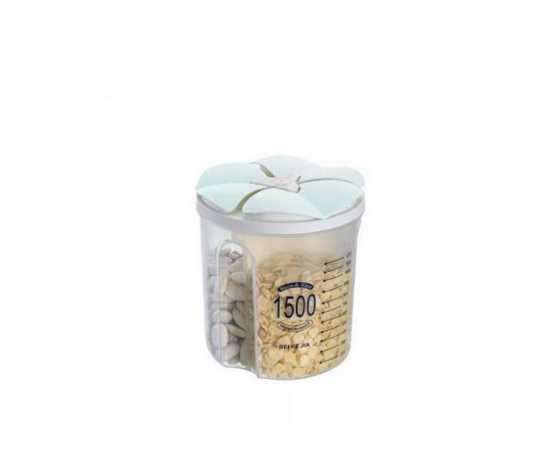 Multi Purpose Storage Jar With 3 Portion Compartment