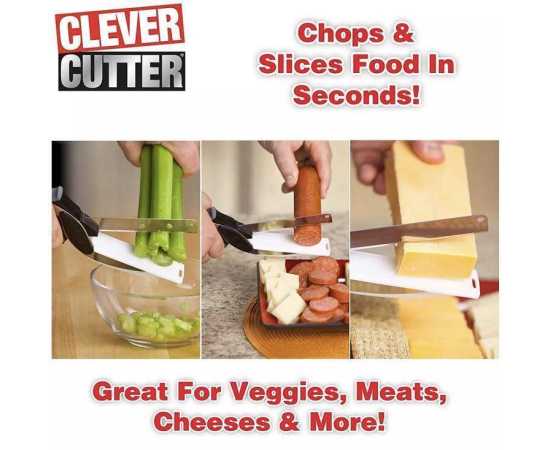 2 In 1 Multi-Function Smart Clever Cutter Scissor