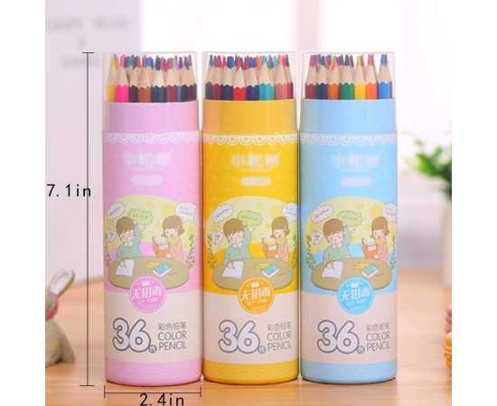 Multicolored Colors Pencil Ja -  Pack of 36 PCS