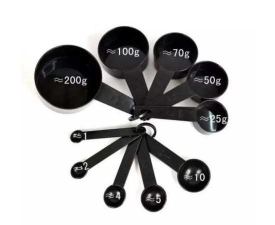 Pack Of 10 - Measuring Cups & Spoons for Kitchen