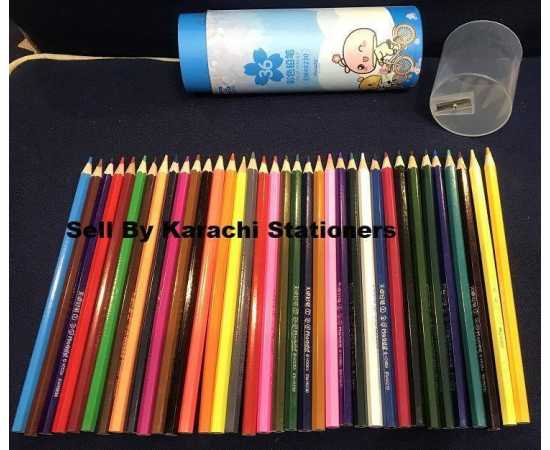 Multicolored Colors Pencil Ja -  Pack of 36 PCS
