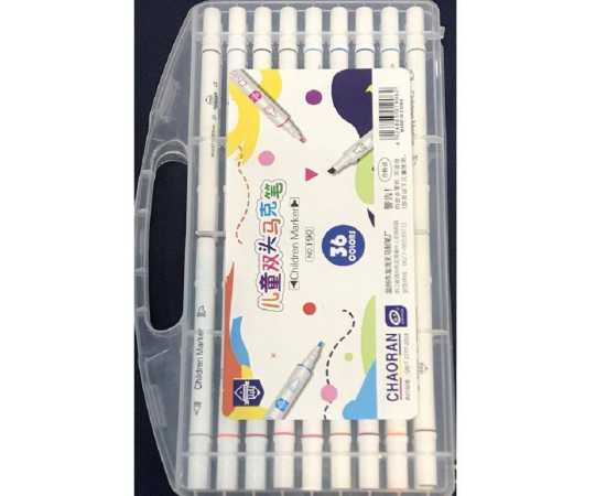 Set of 36 Twin Tip Fine and Broad Tip sketch double headed art marker