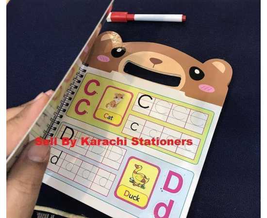 Magic Board Trace Alphabet A to Z Educational Book