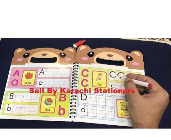 Magic Board Trace Alphabet A to Z Educational Book