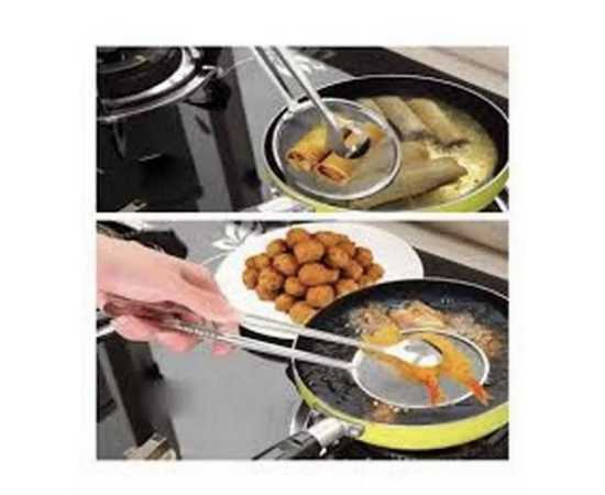 Oil Frying Stainless Steel Mesh Strainer Kitchen Tool