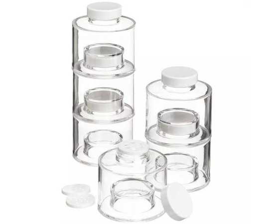 Spice Tower Pack Of 6 Self Stacking - Spice Storage Racks