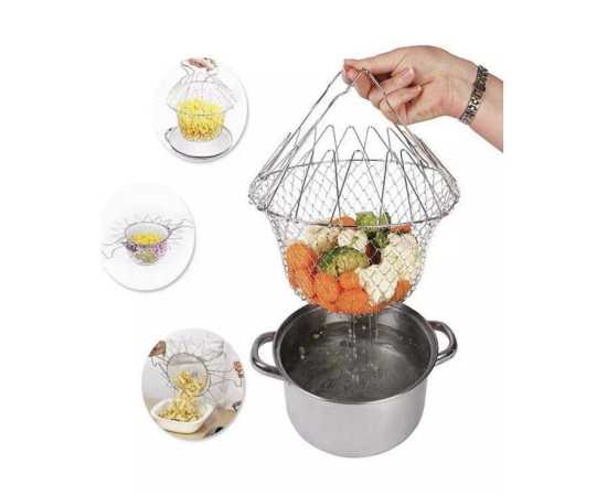 Chef Basket 12 in 1 Kitchen Tool Deluxe Boiler