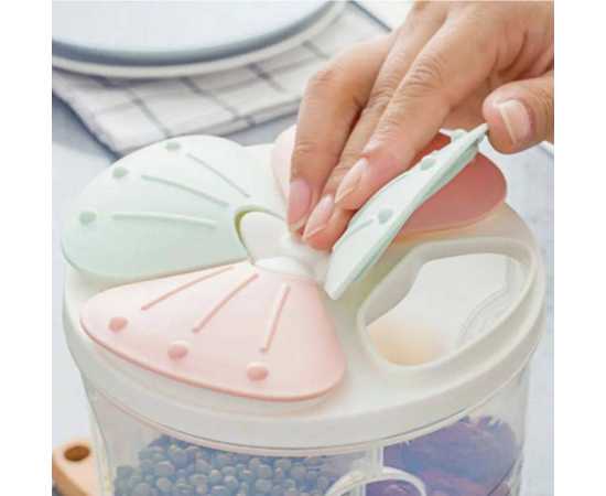 Multi Purpose Storage Jar With 3 Portion Compartment