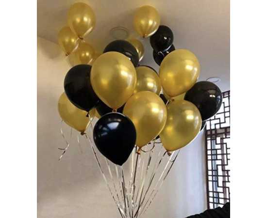 Pack of 24 - Golden Balloons Set (Large)