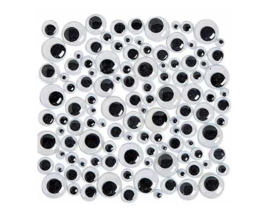 Pack of 70 Pcs - Craft Googly Google Decoration For art