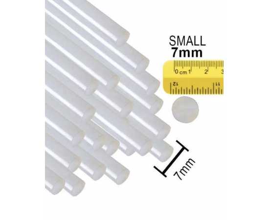 Pack Of 20 - Hot Glue Gun Sticks 7mm - White