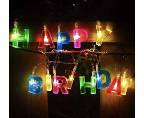 Happy Birthday Alphabets String Lights Lamps 13 LED