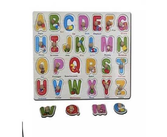 Wooden ABC Block Board  -1 Piece