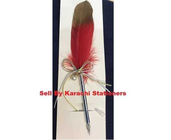 Pigeon Feather PEN Wedding Nikkah Feather Leaf Signature - 1 PiecePigeon Feather PEN Wedding Nikkah Feather Leaf Signature - 1 Piece