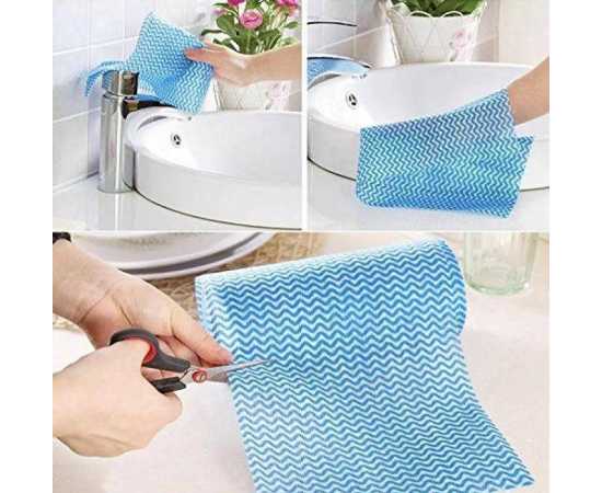 All-Purpose Disposable Reusable Kitchen Wipes - Pack of 50 PCS