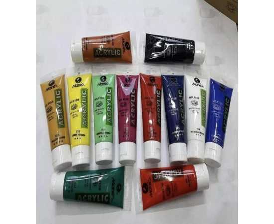 Marie's Acrylic Paints Tubes - 75 ml - Pack of 12