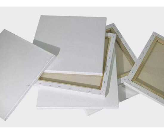 Pack of 6 - 2 Size Mini Canvas Boards